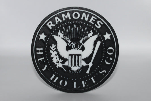 Ramones 3D printed Logo Sign Wall Desk Shelf Art