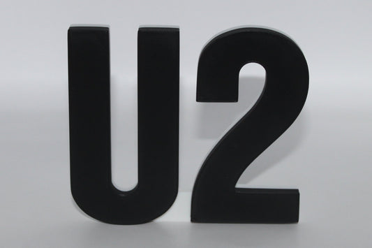 U2 3D printed Logo Sign Wall Desk Shelf Art