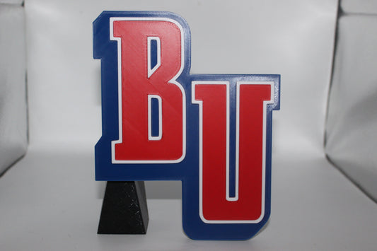 Belmont Bruins 3D printed Logo Sign Wall Desk Shelf Art