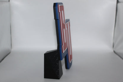 Belmont Bruins 3D printed Logo Sign Wall Desk Shelf Art