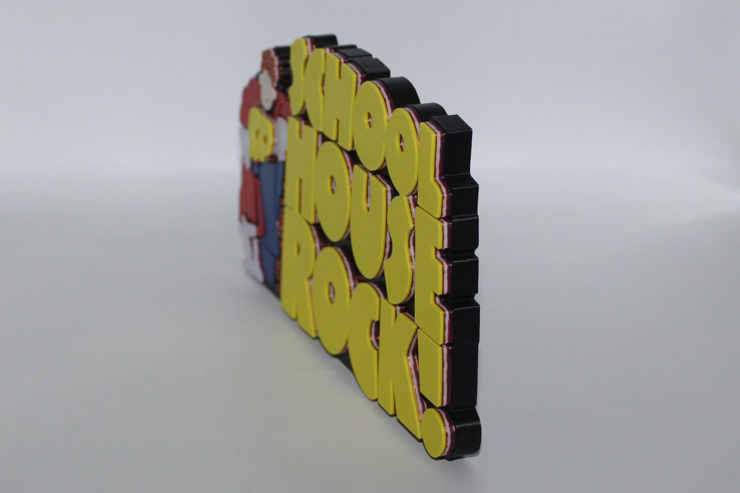 School House Rock 3D printed Logo Sign Wall Desk Shelf Art