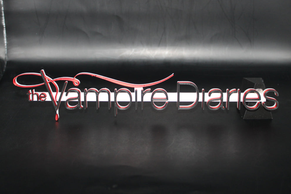 the Vampire Diaries 3D printed Logo Sign Wall Desk Shelf Art – WindyCity3D