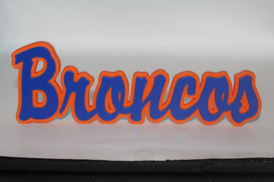 Boise State Broncos 3D printed Logo Sign Wall Desk Shelf Art