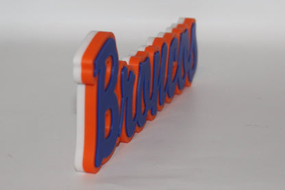 Boise State Broncos 3D printed Logo Sign Wall Desk Shelf Art