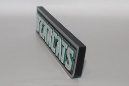 Binghamton Bearcats 3D printed Logo Sign Wall Desk Shelf Art