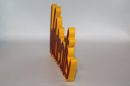 Bethune-Cookman Wildcats 3D printed Logo Sign Wall Desk Shelf Art