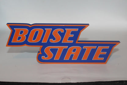 Boise State Broncos 3D printed Logo Sign Wall Desk Shelf Art