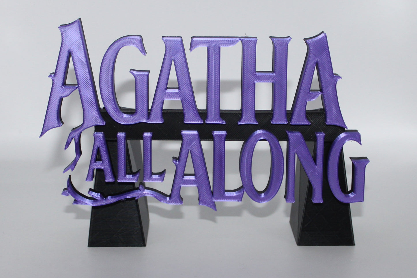 Agatha All Along, Agatha Harkness 3D printed Logo Sign Wall Desk Shelf Art