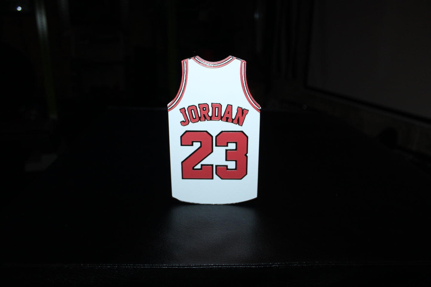 Bulls #23 Jersey 3D printed Logo Sign Wall Desk Shelf Art