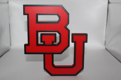 Boston University Terriers 3D printed Logo Sign Wall Desk Shelf Art