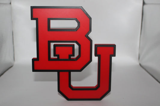 Boston University Terriers 3D printed Logo Sign Wall Desk Shelf Art