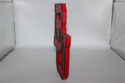 Boston University Terriers 3D printed Logo Sign Wall Desk Shelf Art
