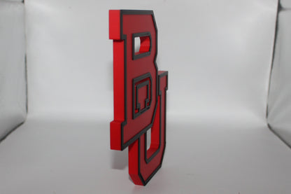Boston University Terriers 3D printed Logo Sign Wall Desk Shelf Art