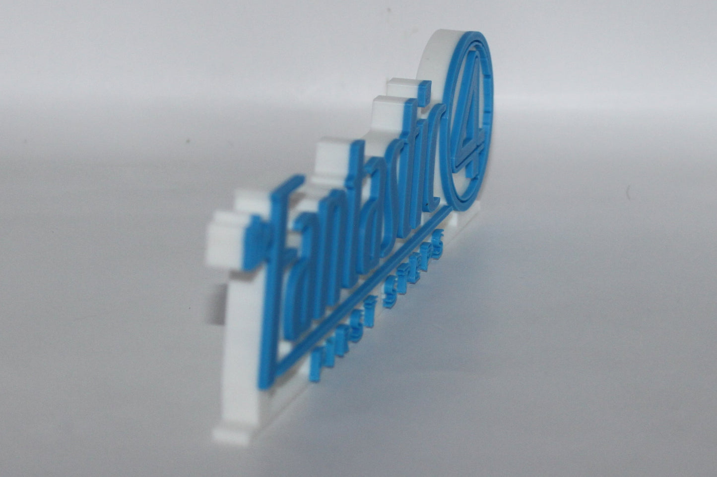 The Fantastic Four First Steps 3D printed Logo Sign Wall Desk Shelf Art