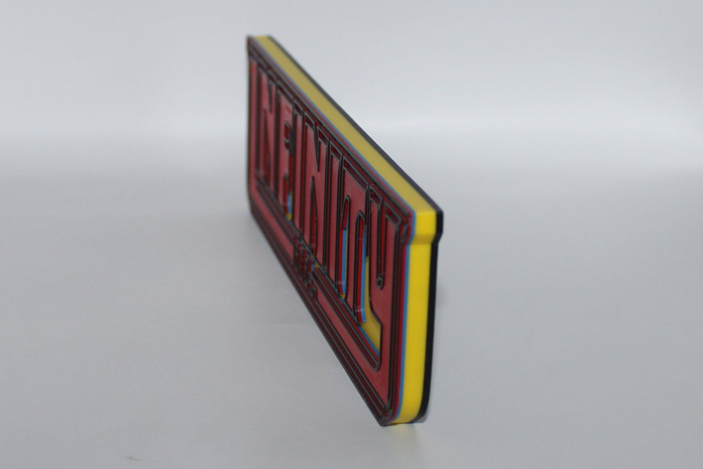 Infinity 3D printed Logo Sign Wall Desk Shelf Art