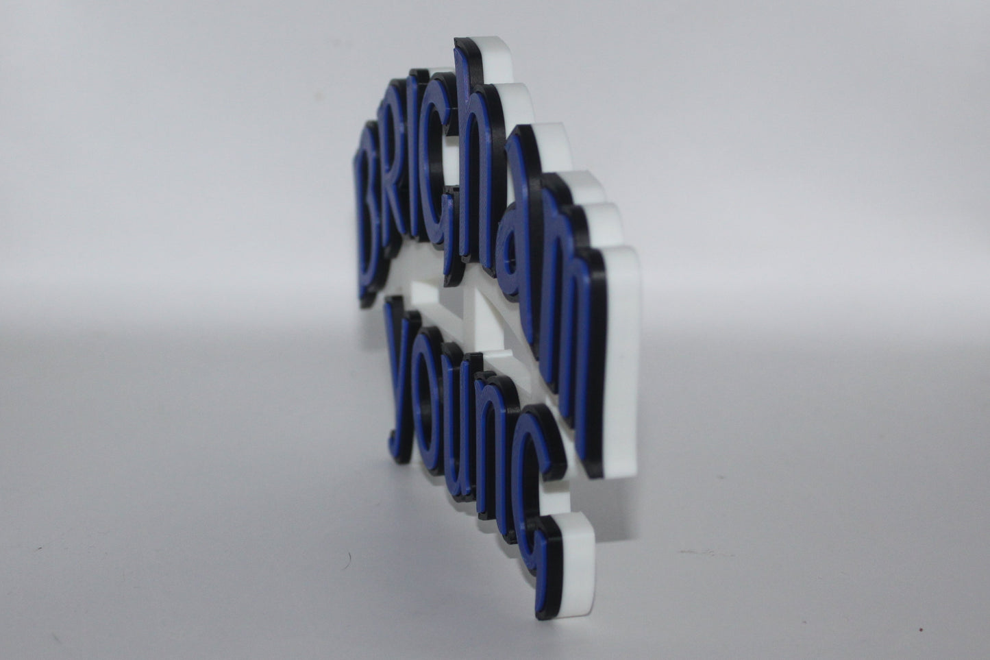 Brigham Young Cougars 3D printed Logo Sign Wall Desk Shelf Art