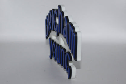 Brigham Young Cougars 3D printed Logo Sign Wall Desk Shelf Art