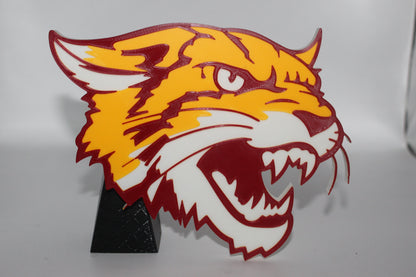 Bethune-Cookman Wildcats 3D printed Logo Sign Wall Desk Shelf Art