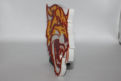 Bethune-Cookman Wildcats 3D printed Logo Sign Wall Desk Shelf Art