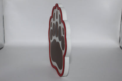 Brown Bears 3D printed Logo Sign Wall Desk Shelf Art