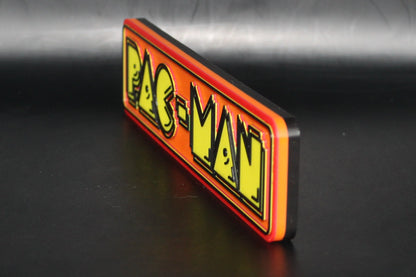 Monogram Pacman PAC-MAN 3D printed Logo Sign Wall Desk Shelf Art – WindyCity3D