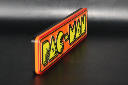 Monogram Pacman PAC-MAN 3D printed Logo Sign Wall Desk Shelf Art – WindyCity3D