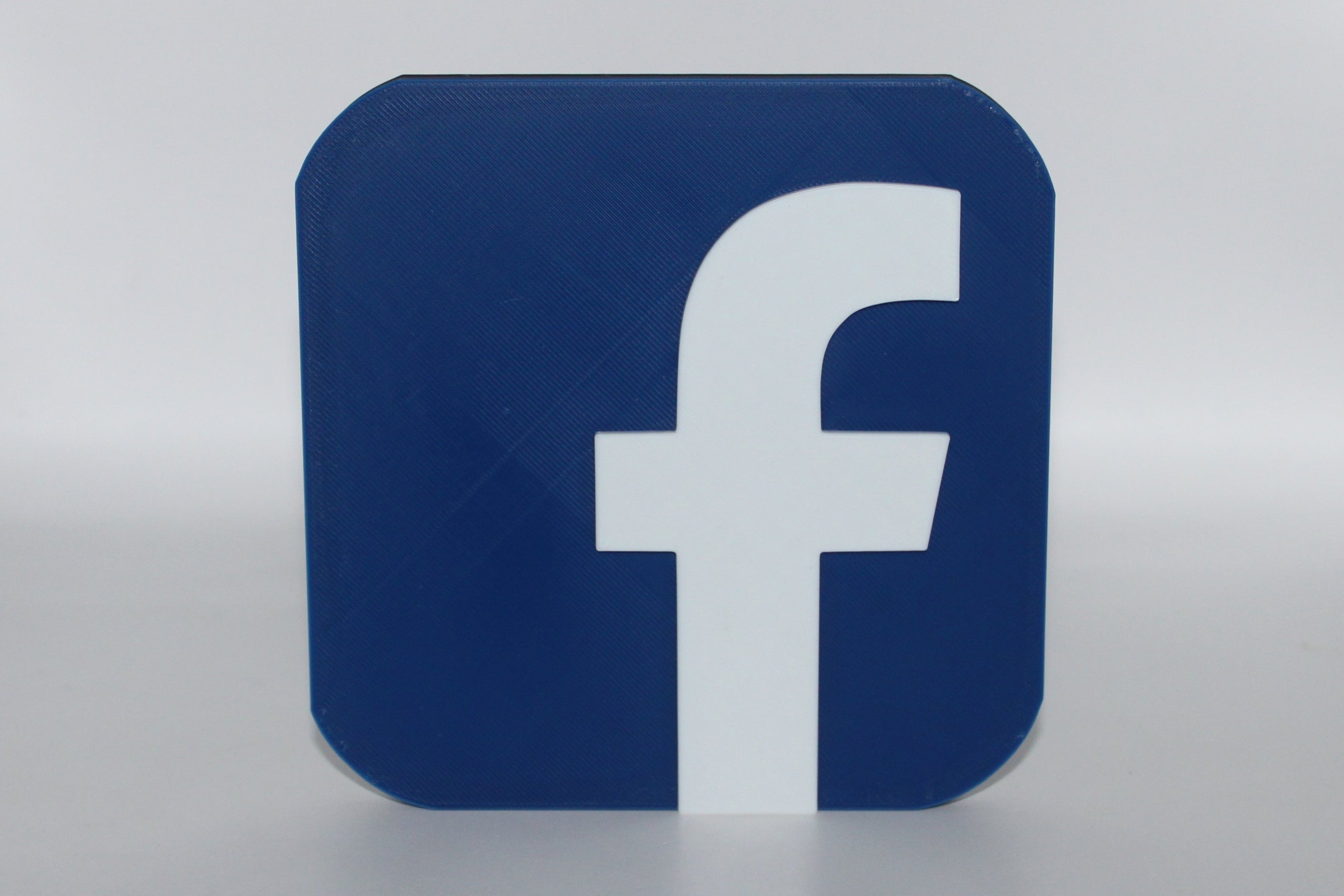 Facebook 3D printed Logo Sign Wall Desk Shelf Art – WindyCity3D