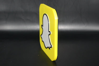 Snapchat 3D printed Logo Sign Wall Desk Shelf Art