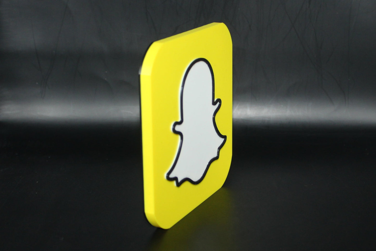 Snapchat 3D printed Logo Sign Wall Desk Shelf Art
