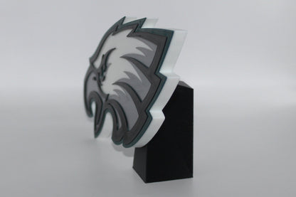 Philadelphia Eagles, NFL 3D printed Logo, Sign, Wall, Desk, Fridge, Shelf Art