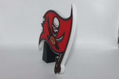 Tampa Bay Buccaneers, NFL 3D printed Logo, Sign, Wall, Desk, Fridge, Shelf Art