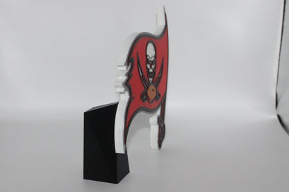 Tampa Bay Buccaneers, NFL 3D printed Logo, Sign, Wall, Desk, Fridge, Shelf Art