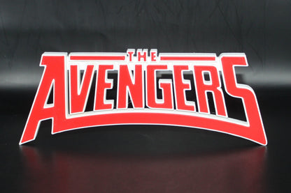 The Avengers 3D printed Logo Sign Wall Desk Shelf Art
