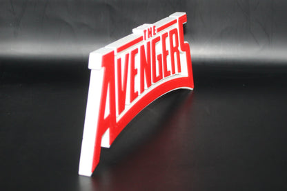 The Avengers 3D printed Logo Sign Wall Desk Shelf Art