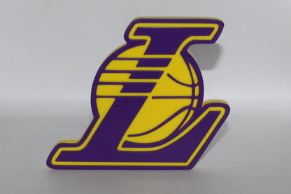 Los Angels Lakers 3D printed Logo Sign Wall Desk Shelf Art