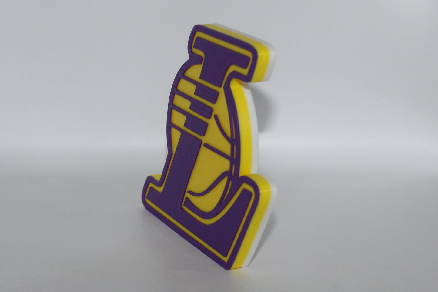 Los Angels Lakers 3D printed Logo Sign Wall Desk Shelf Art
