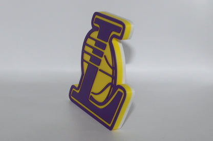 Los Angels Lakers 3D printed Logo Sign Wall Desk Shelf Art
