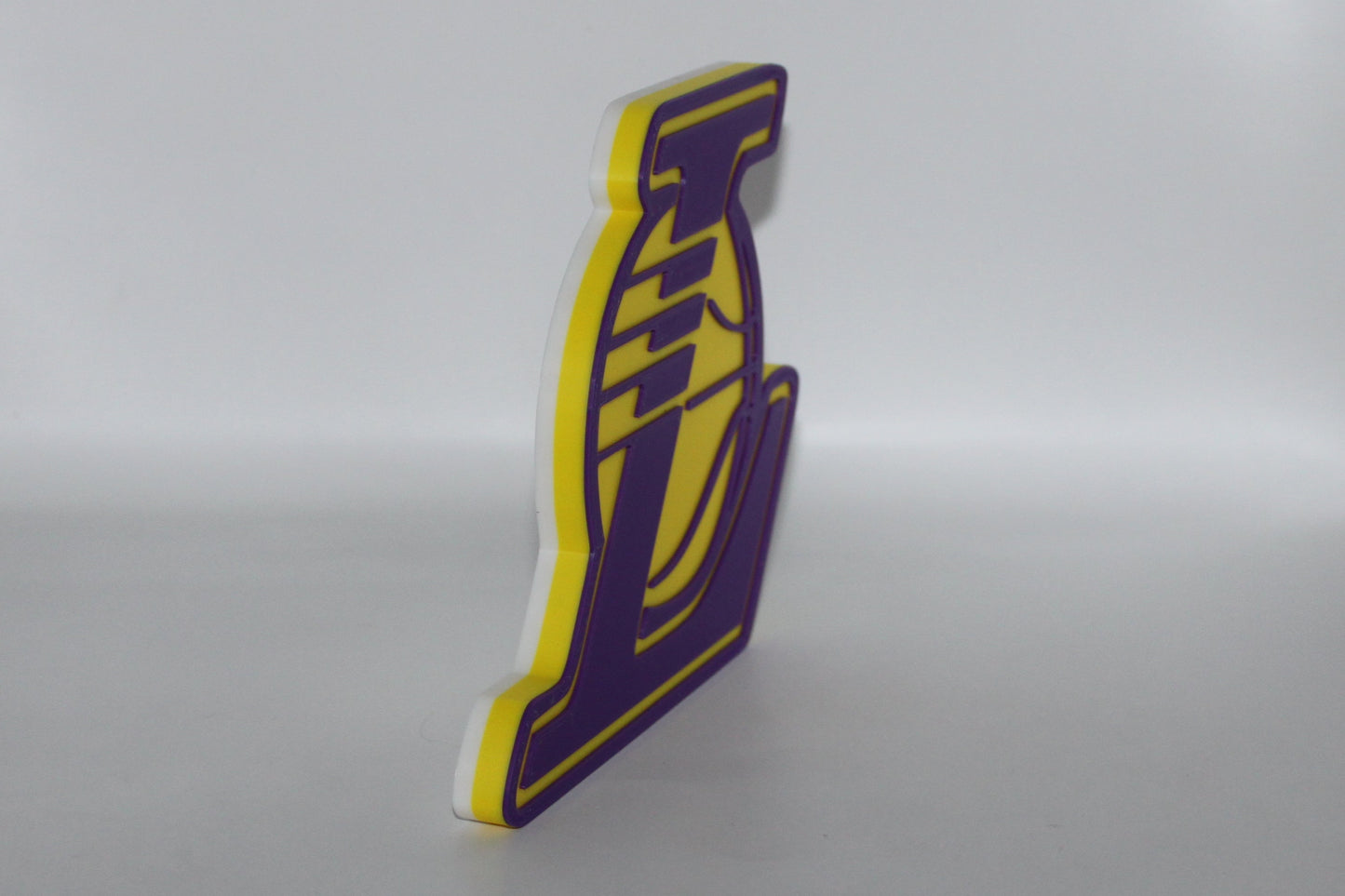 Los Angels Lakers 3D printed Logo Sign Wall Desk Shelf Art