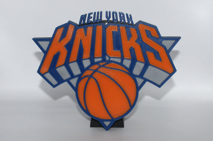New York Knicks 3D printed Logo Sign Wall Desk Shelf Art