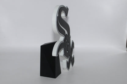 Chicago White Sox, MLB 3D printed Logo Sign Wall Desk Shelf Art