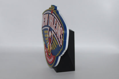 New Orleans Pelicans 3D printed Logo Sign Wall Desk Shelf Art