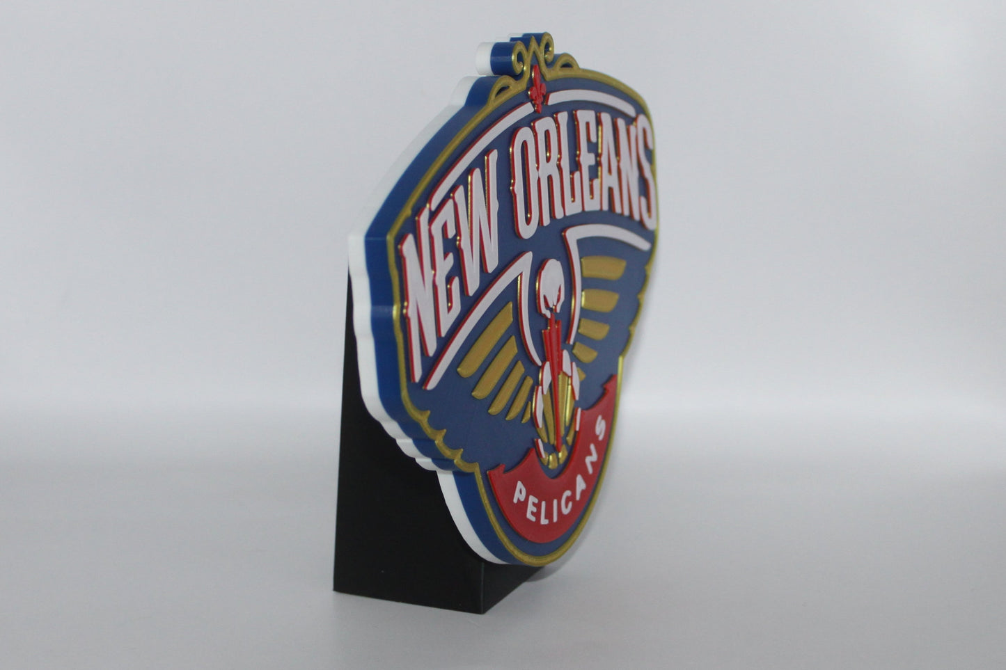 New Orleans Pelicans 3D printed Logo Sign Wall Desk Shelf Art