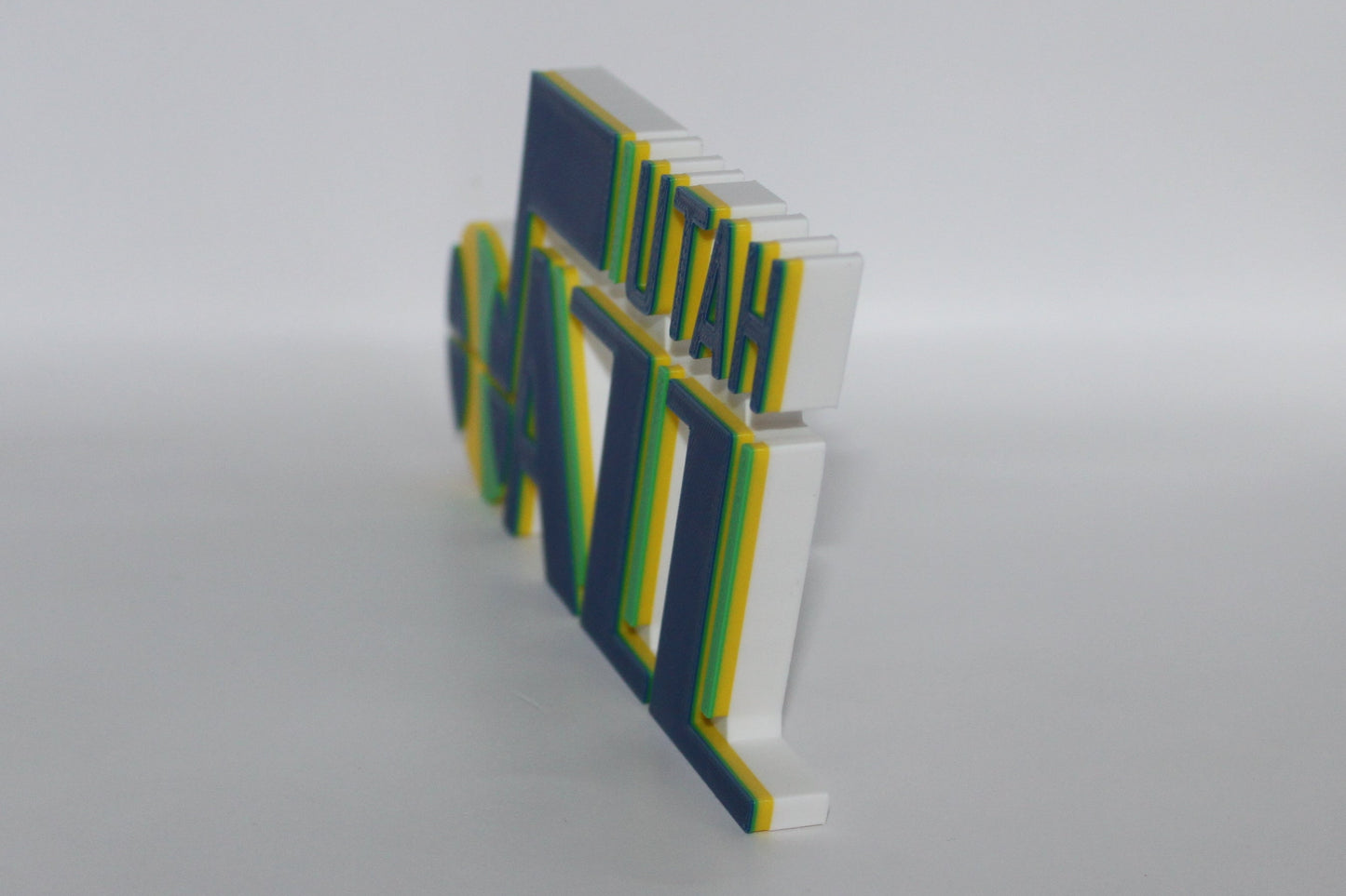 Utah Jazz 3D printed Logo Sign Wall Desk Shelf Art
