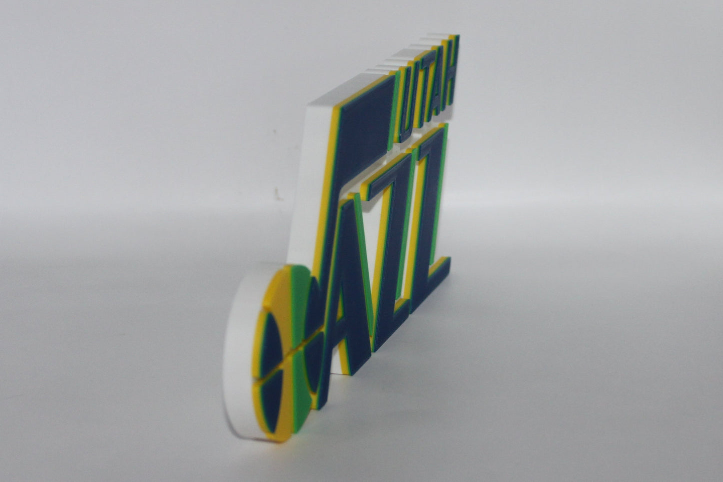 Utah Jazz 3D printed Logo Sign Wall Desk Shelf Art