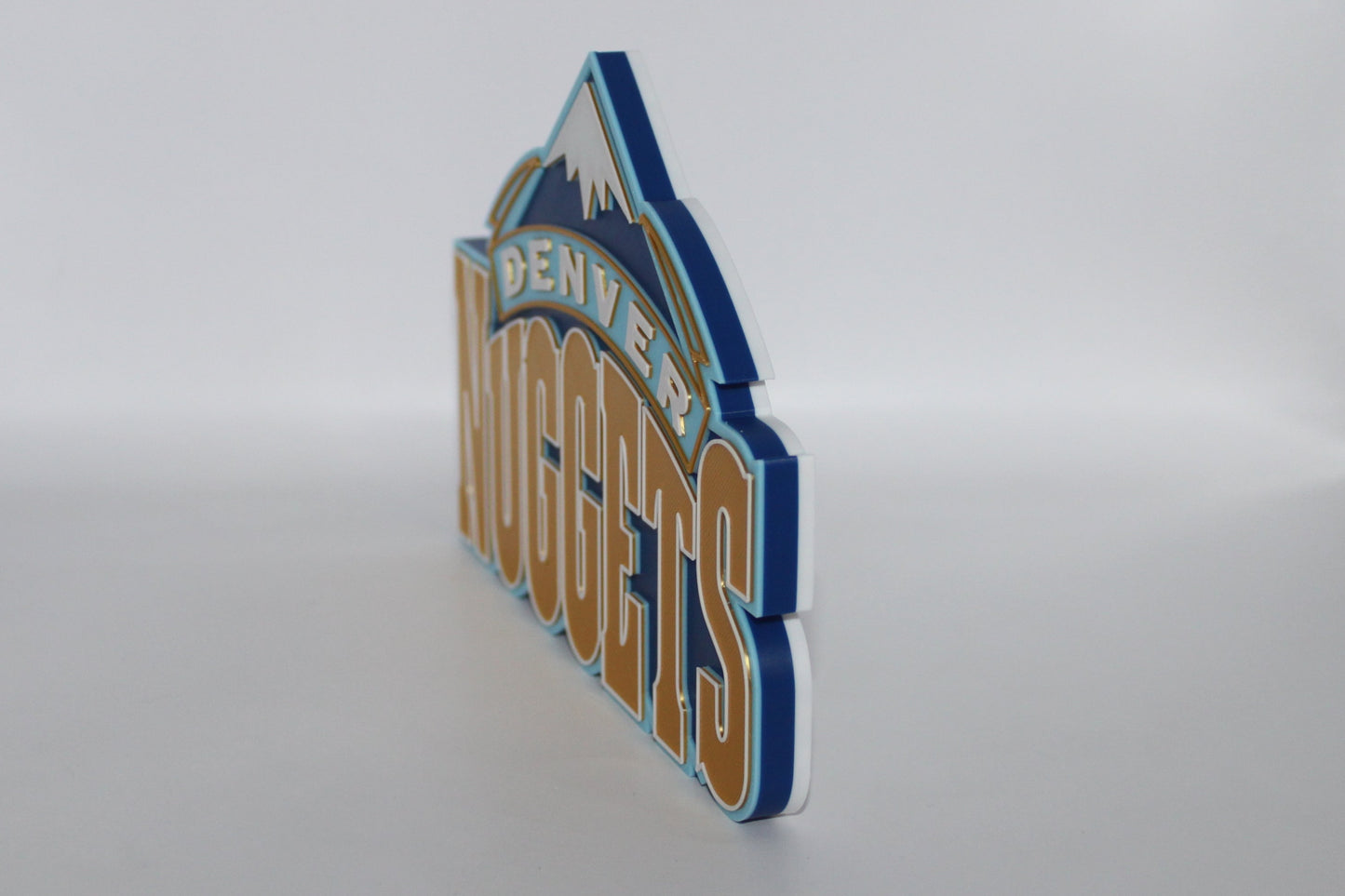 Denver Nuggets 3D printed Logo Sign Wall Desk Shelf Art