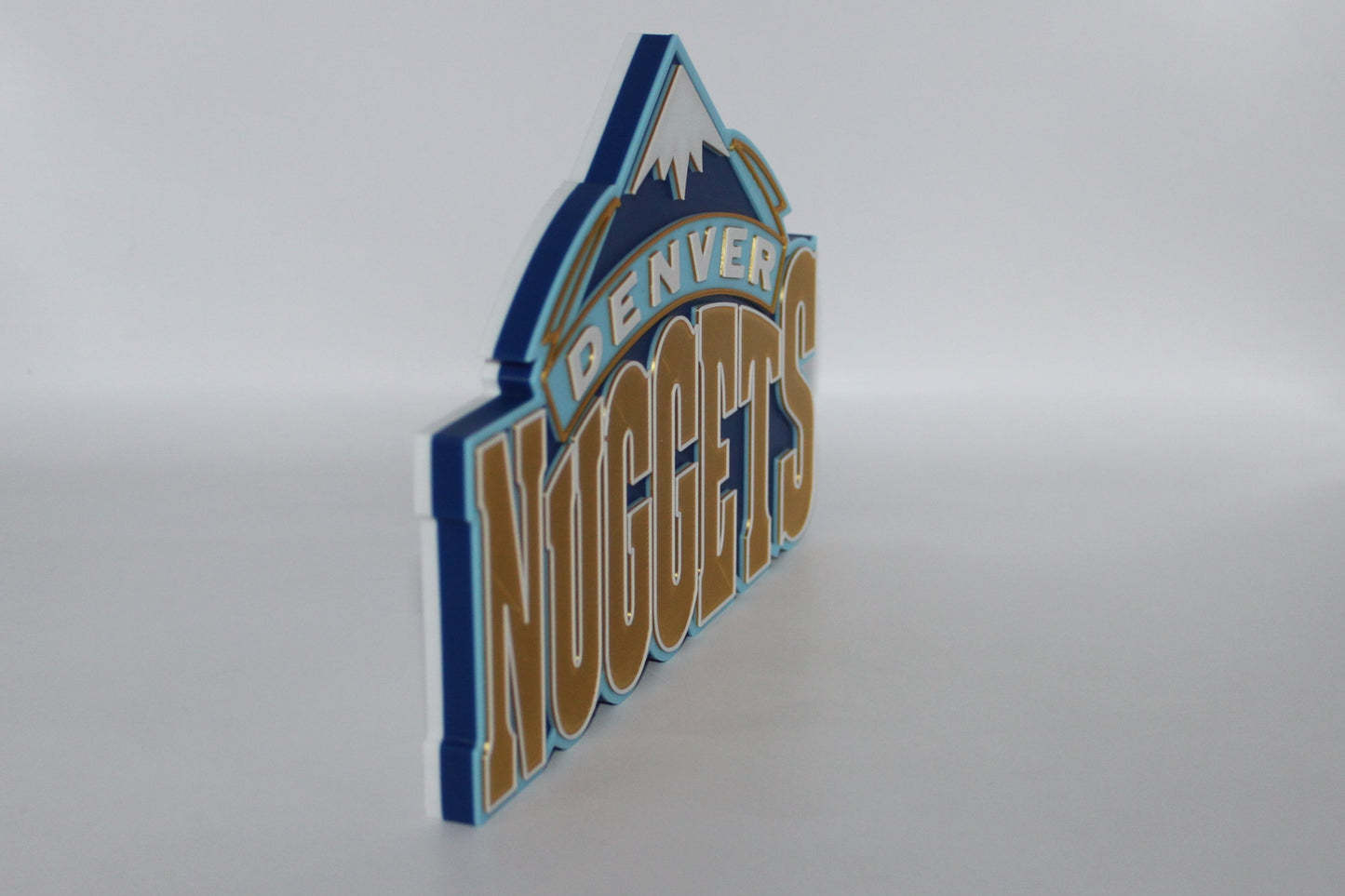 Denver Nuggets 3D printed Logo Sign Wall Desk Shelf Art