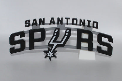 San Antonio Spurs 3D printed Logo Sign Wall Desk Shelf Art