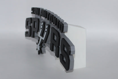 San Antonio Spurs 3D printed Logo Sign Wall Desk Shelf Art