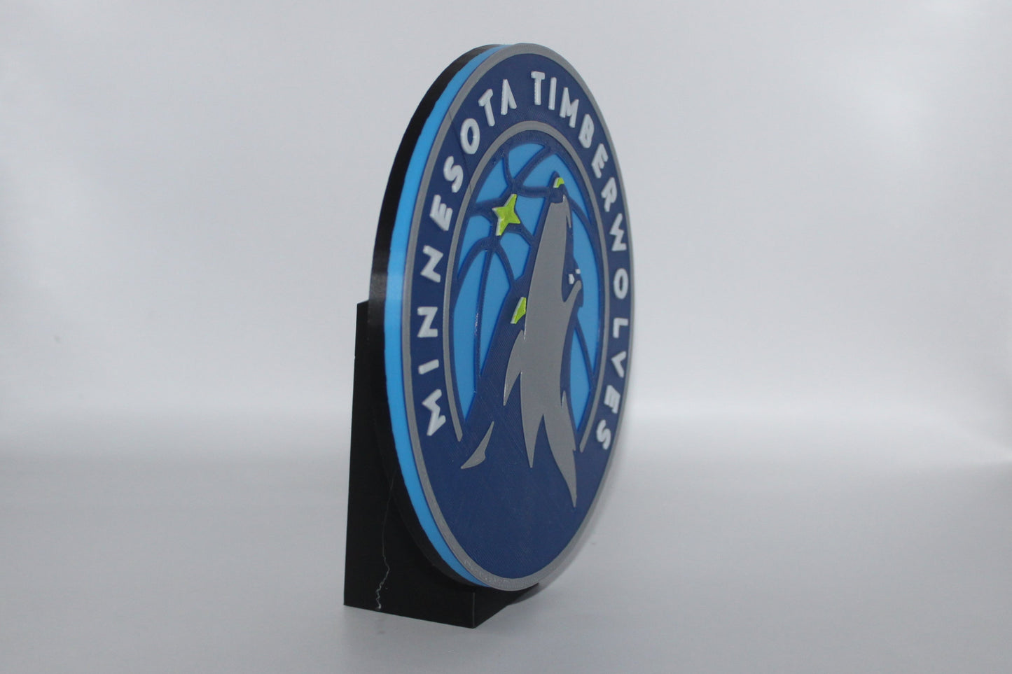 Minnesota Timberwolves 3D printed Logo Sign Wall Desk Shelf Art