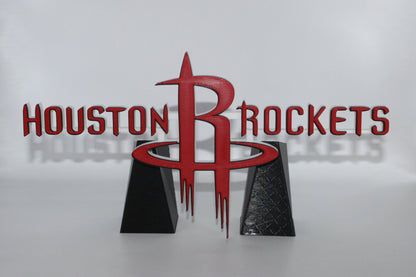 Houston Rockets 3D printed Logo Sign Wall Desk Shelf Art